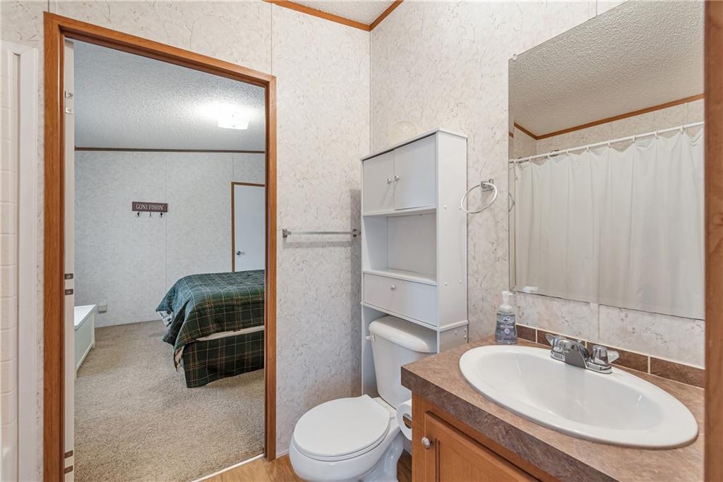 260 Lcr 751 Road Thornton, TX 76687 - Photo 24 of 40 a bathroom with a toilet a sink and a mirror