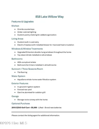 $699,900 | 858 Lake Willow Way, Holly Ridge, NC 28445