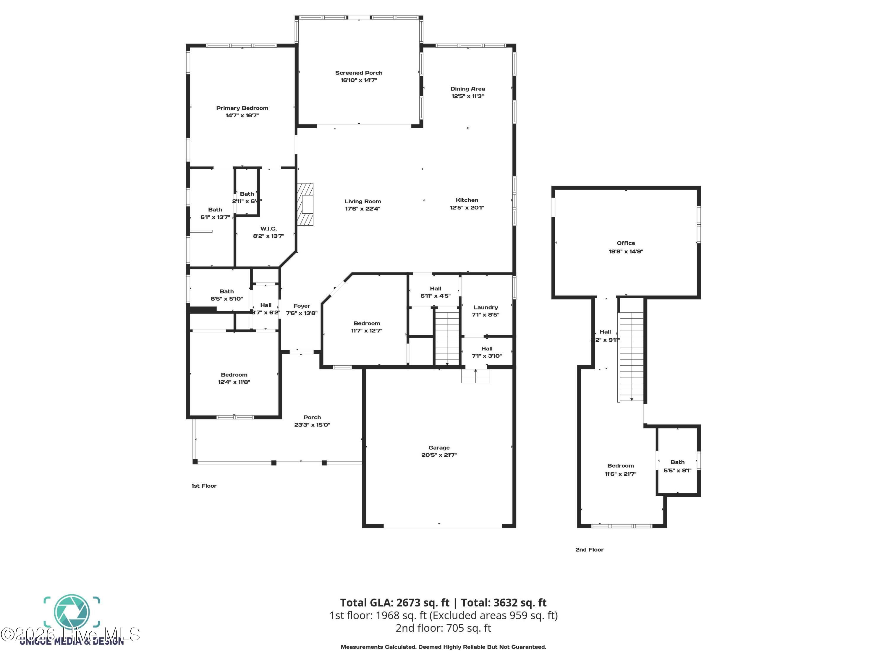 858 Lake Willow Way Holly Ridge, NC 28445 - Photo 34 of 34 Floor Plan