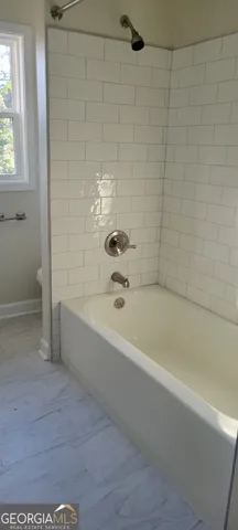 a close view of a sink in a bathroom