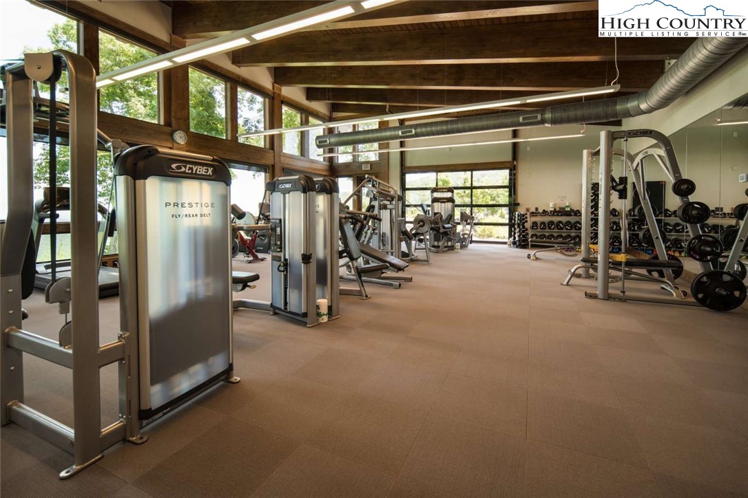 856 Ninebark Road Boone, NC 28607 - Photo 30 of 30 a view of a room with gym equipment