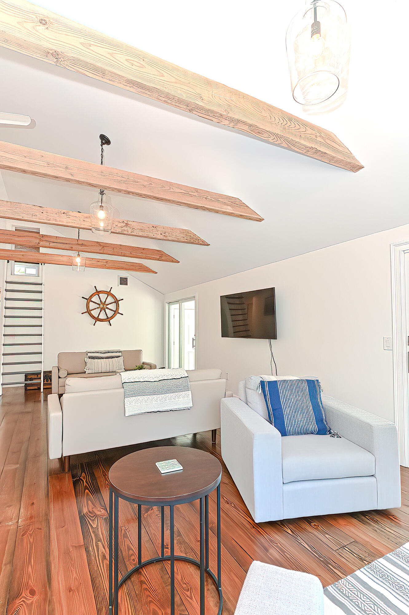 8 Cutlass Lane Mashpee, MA 02649 - Photo 52 of 93 a living room with furniture and a flat screen tv