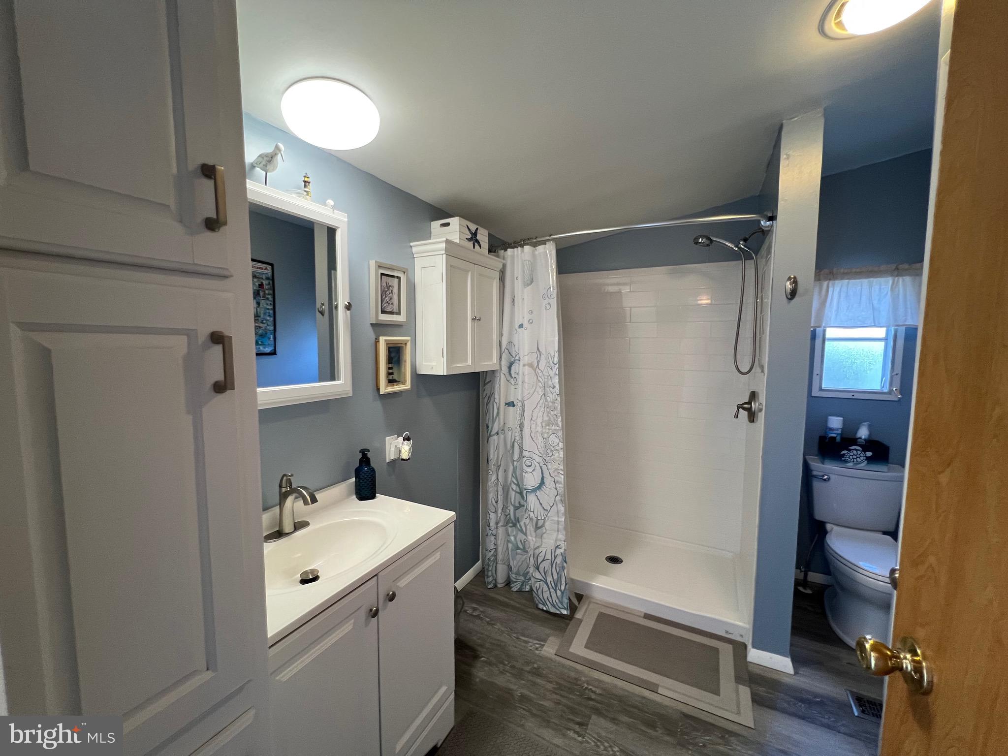 8339 Longboat Way South Berlin, MD 21811 - Photo 9 of 92 a bathroom with a shower sink and mirror