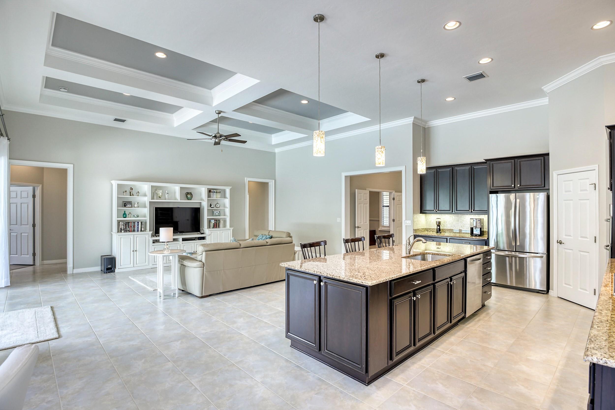 10375 Pisa Road Wellington, FL 33414 - Photo 12 of 79 coffer ceilings in great room