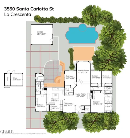 $1,850,000 | 3550 Santa Carlotta Street, Glendale, CA 91214