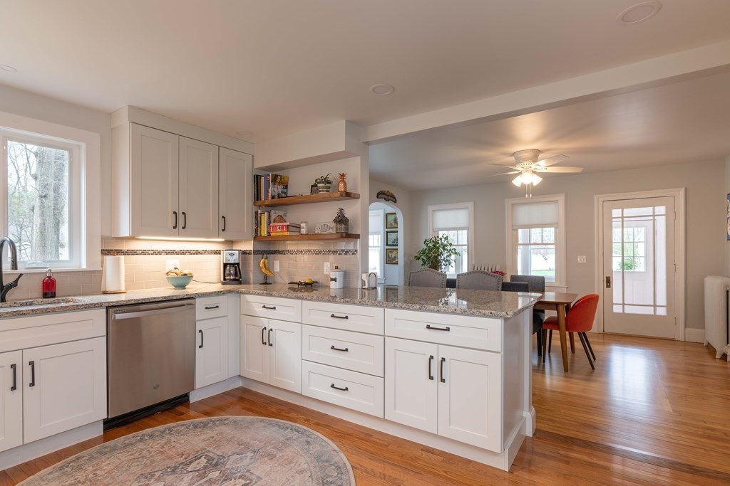 603 Spring Street Northampton, MA 01053 - Photo 15 of 38 a kitchen with sink and cabinets