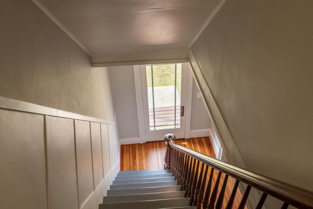 603 Spring Street Northampton, MA 01053 - Photo 36 of 38 a view of a stairs and an entryway