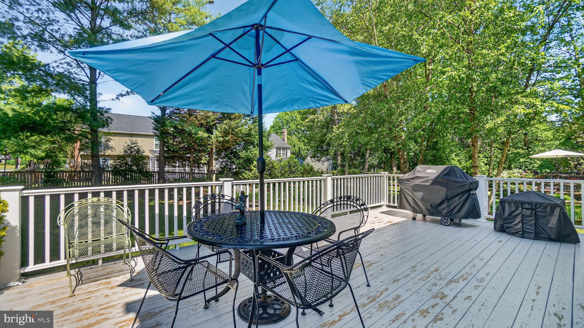317 Canterfield Road Annapolis, MD 21403 - Photo 62 of 66 a view of balcony with outdoor seating and wooden floor