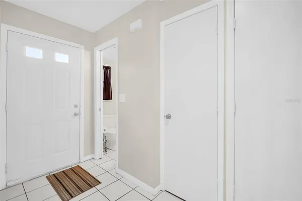 a view of an empty room