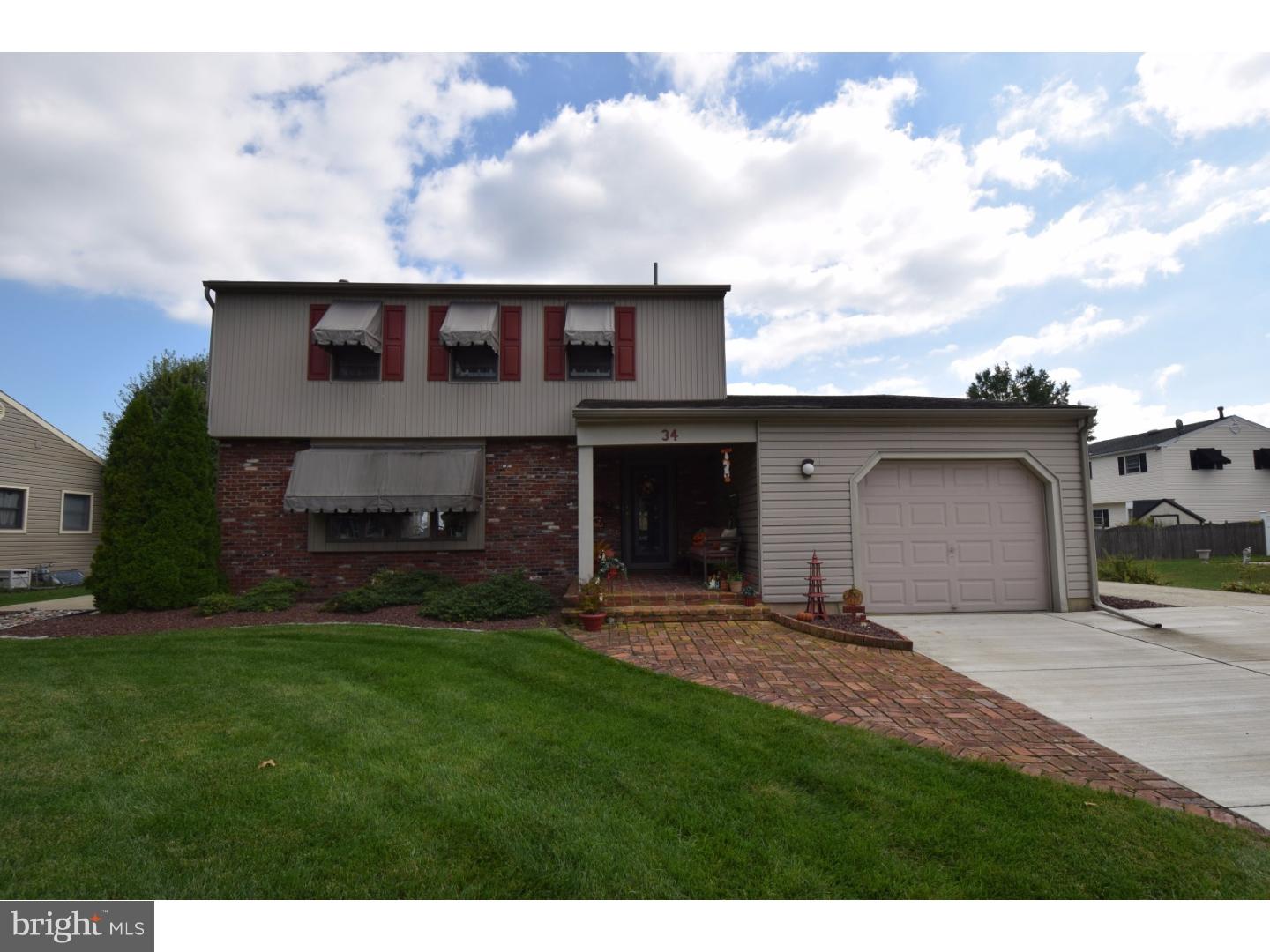 34 Bull Run Road Laurel Springs, NJ 08021 - Photo 2 of 23 Exterior Front