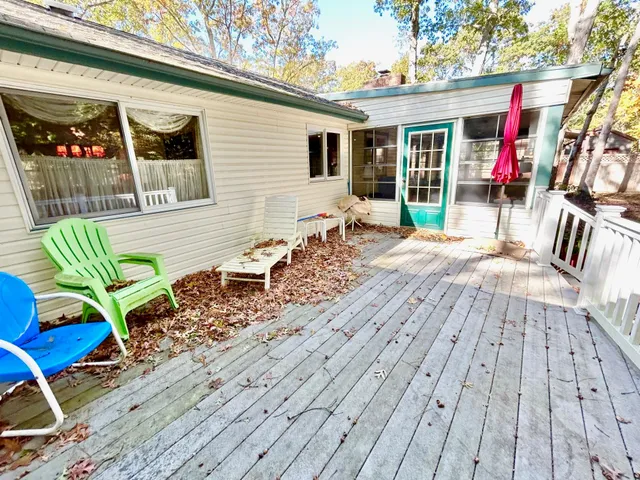 a view of outdoor seating space