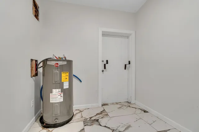 a view of an ocean with beach