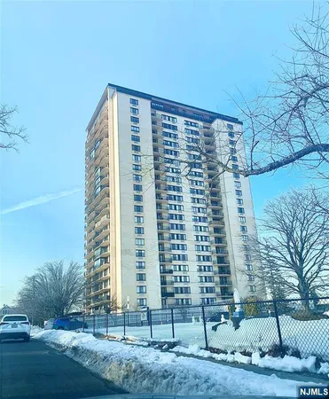 a front view of a building