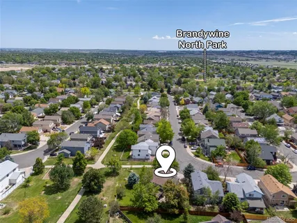 an aerial view of a
