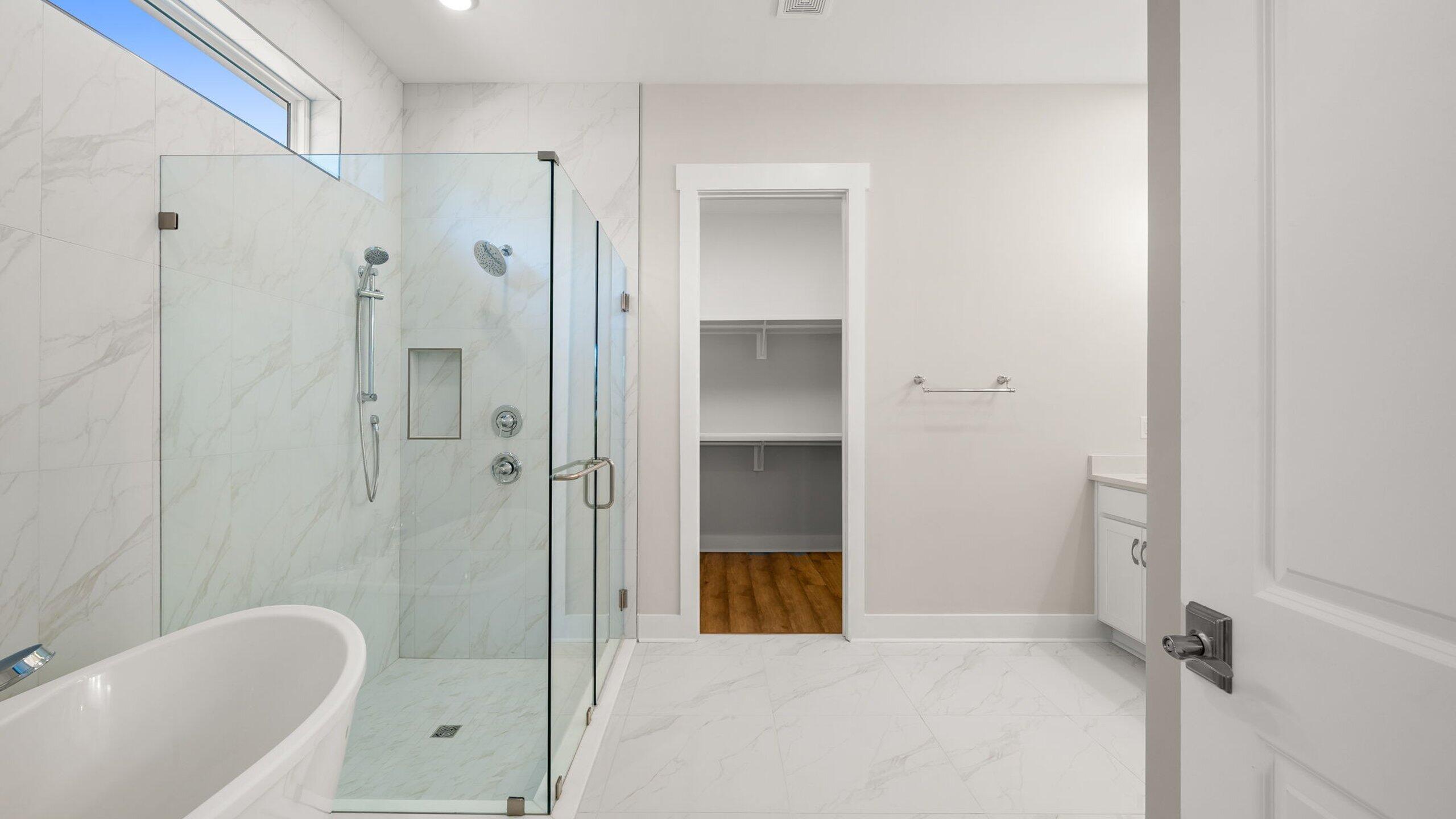 40 Dunns Circle Inlet Beach, FL 32461 - Photo 11 of 69 a bathroom with a shower and a tub