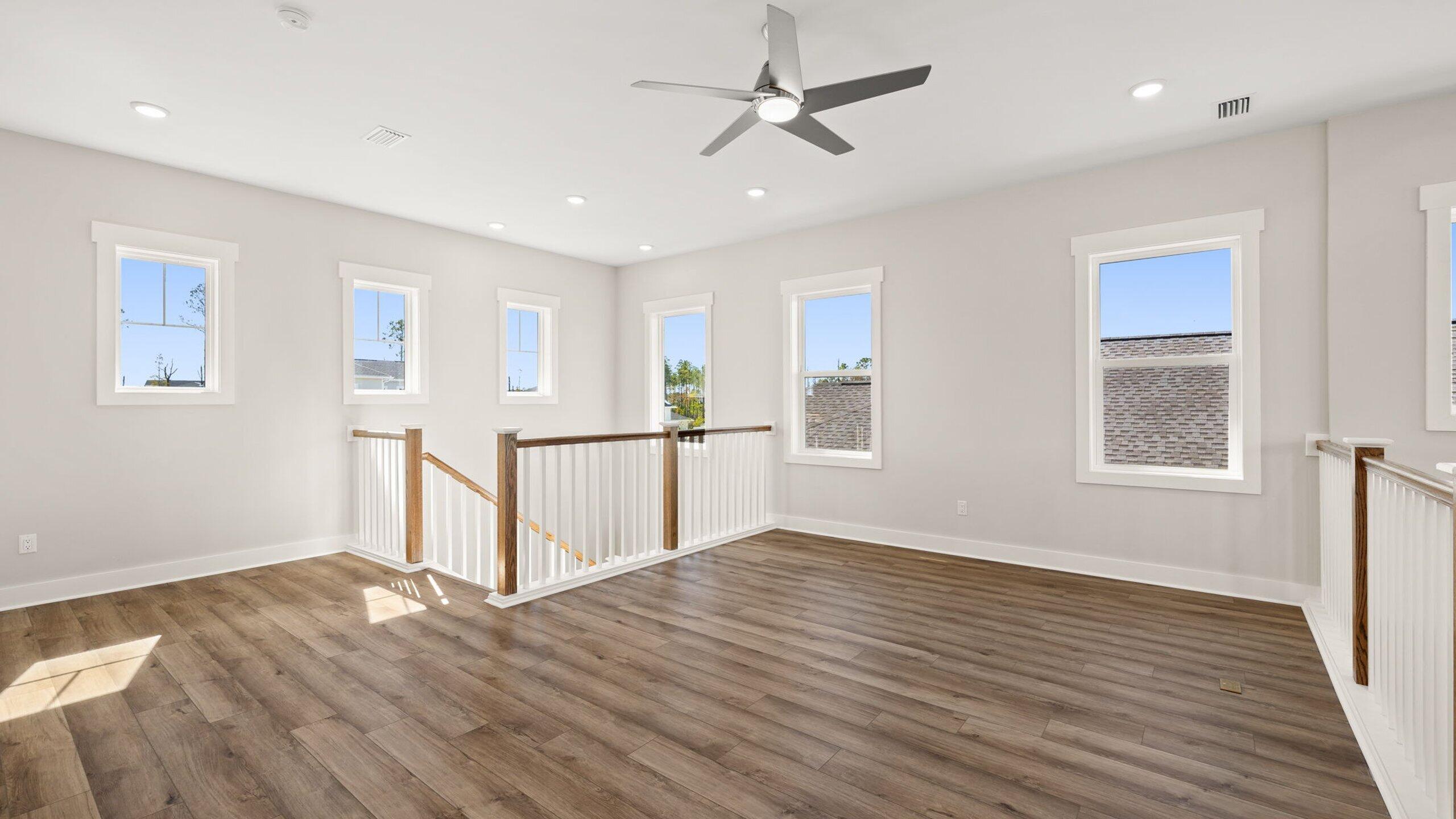 40 Dunns Circle Inlet Beach, FL 32461 - Photo 32 of 69 a view of empty room with wooden floor and window