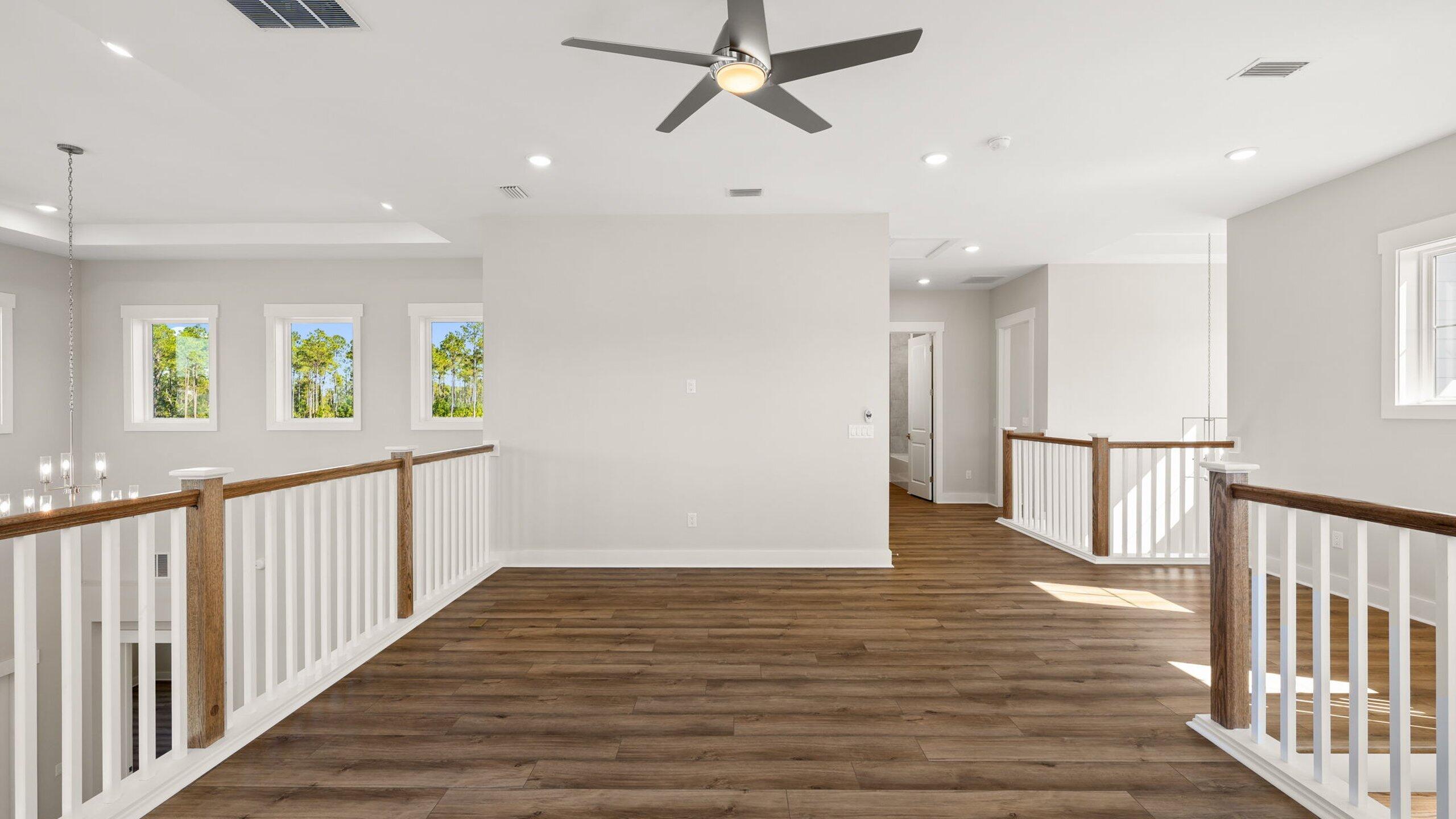 40 Dunns Circle Inlet Beach, FL 32461 - Photo 34 of 69 a view of hallway with wooden floor