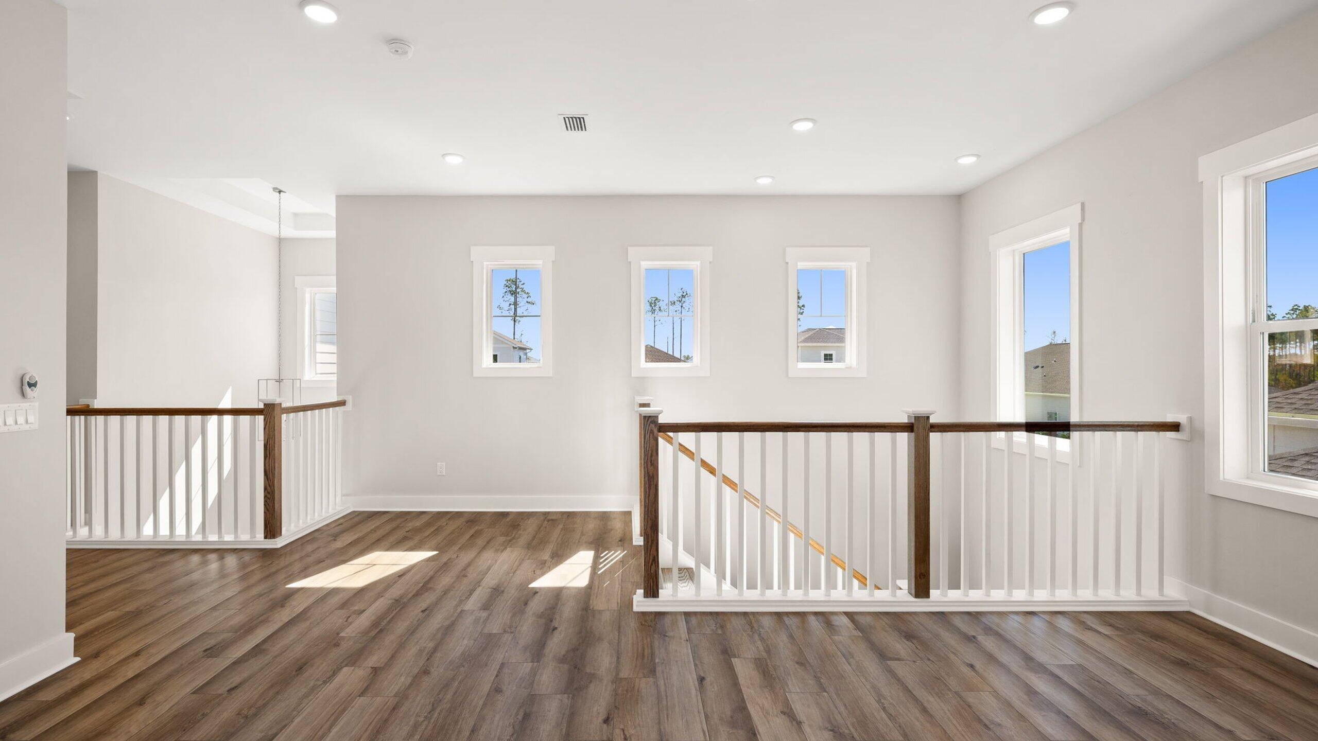 40 Dunns Circle Inlet Beach, FL 32461 - Photo 36 of 69 a view of hallway with wooden floor