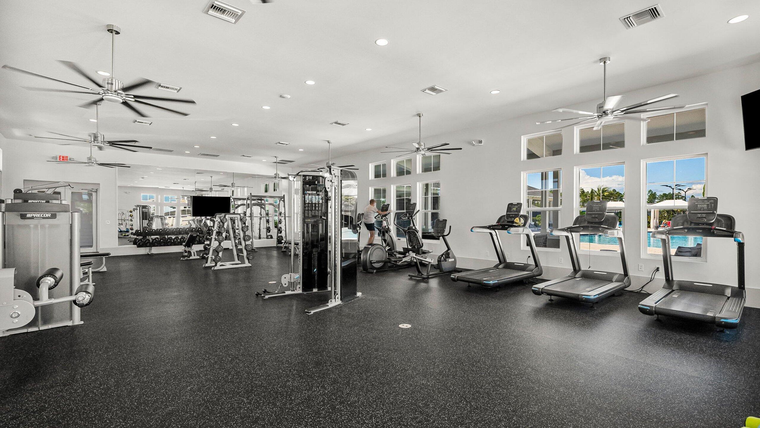 40 Dunns Circle Inlet Beach, FL 32461 - Photo 67 of 69 a view of a room with gym equipment