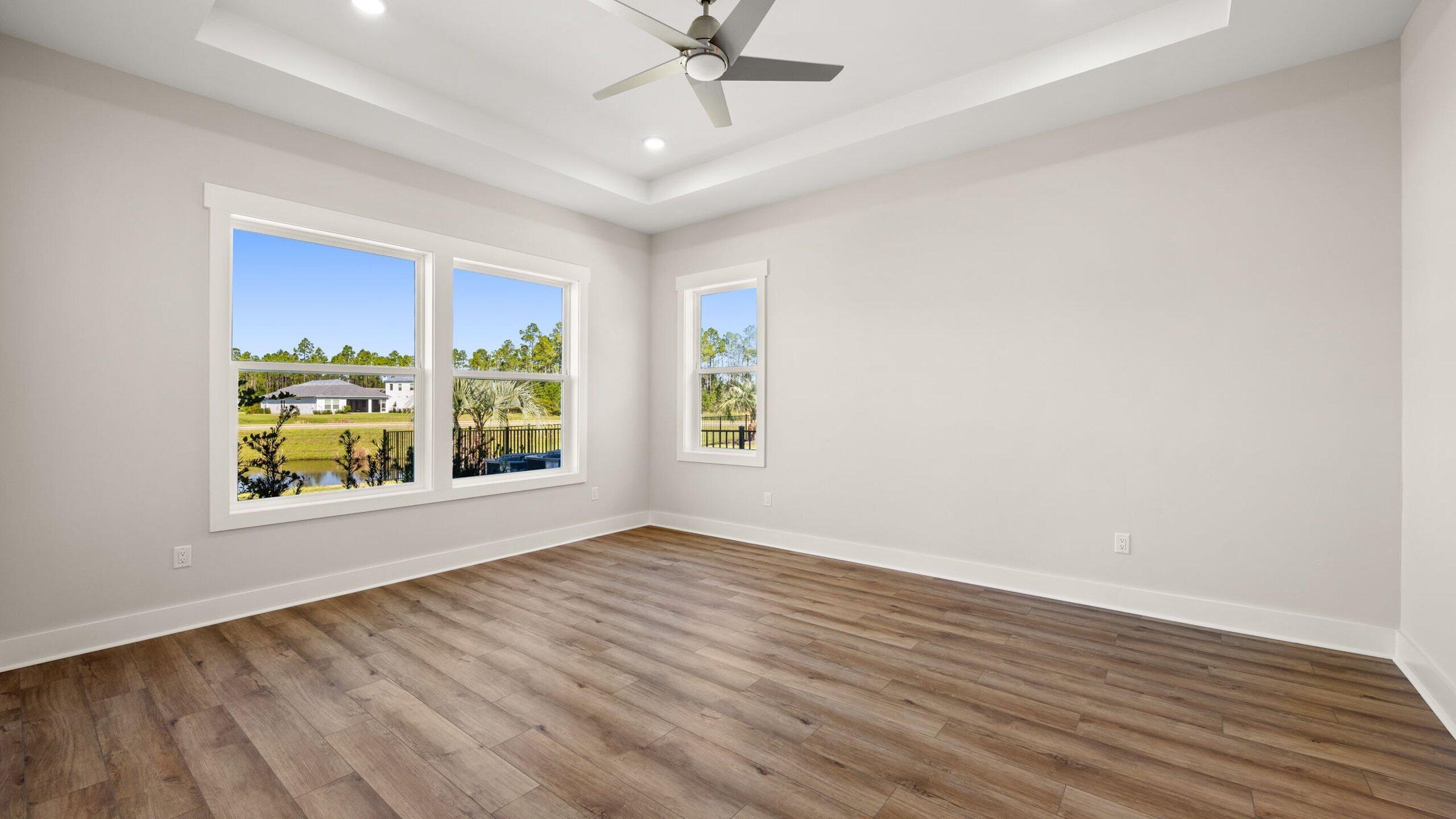 40 Dunns Circle Inlet Beach, FL 32461 - Photo 8 of 69 wooden floor in an empty room with a window