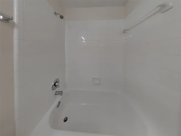 a close up of a bathtub
