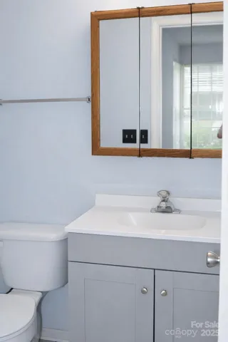 a bathroom with a sink and a toilet