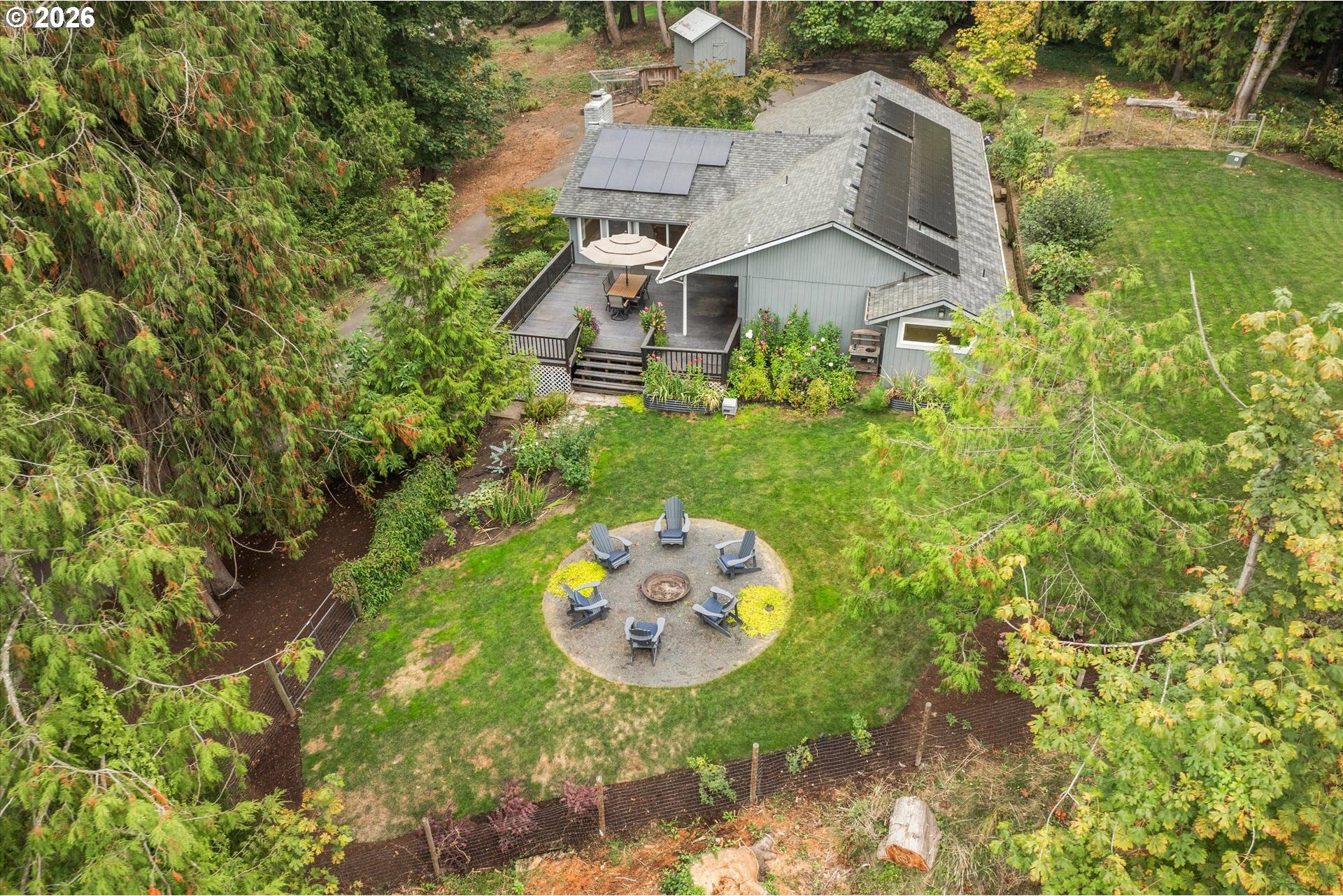 12653 Northeast Cedarbrook Road Aurora, OR 97002 - Photo 42 of 45 Drone View/UAV