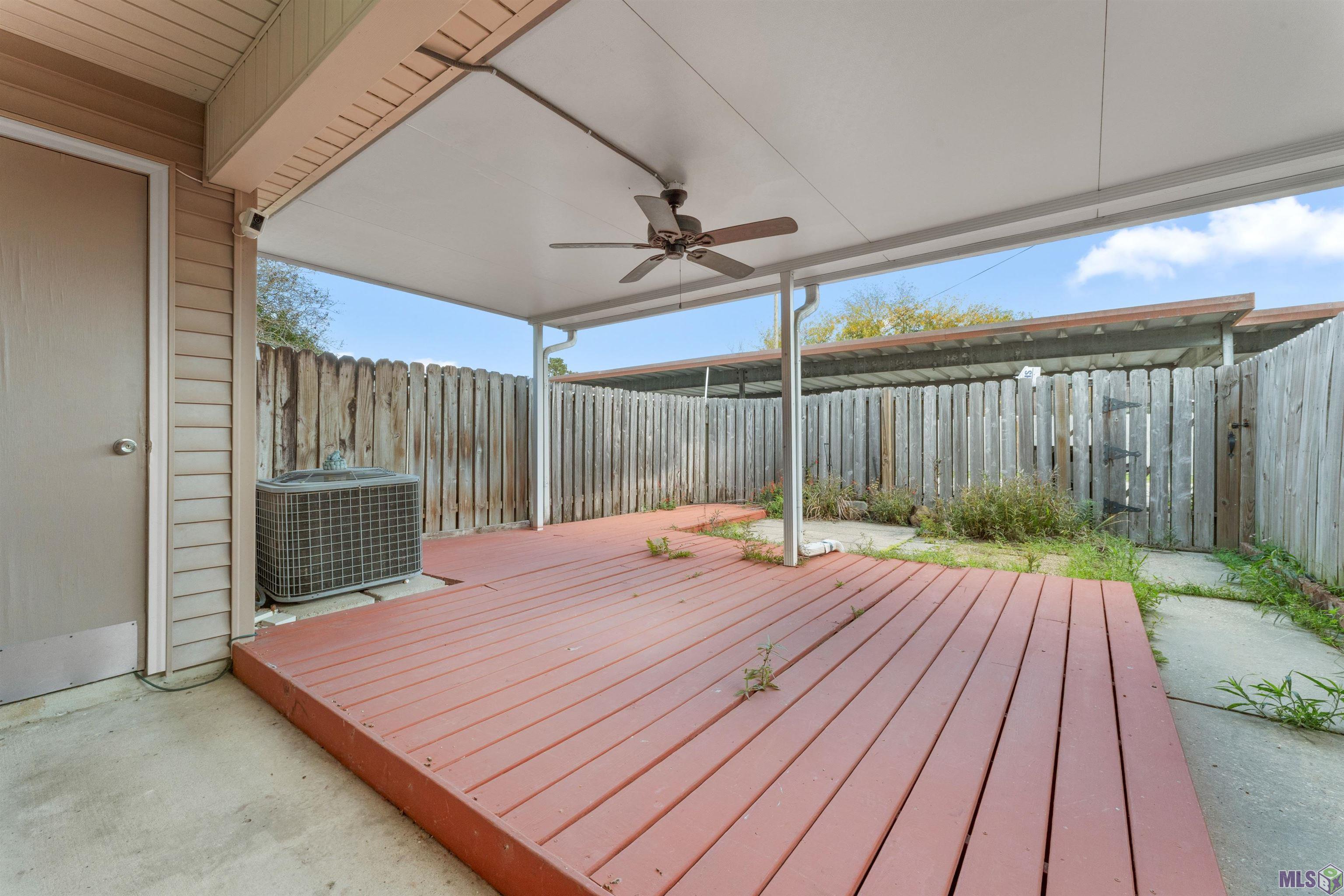 5203 Sleepy Hollow Drive, Unit 5203 Baton Rouge, LA 70817 - Photo 20 of 21 Nice covered deck in rear of home
