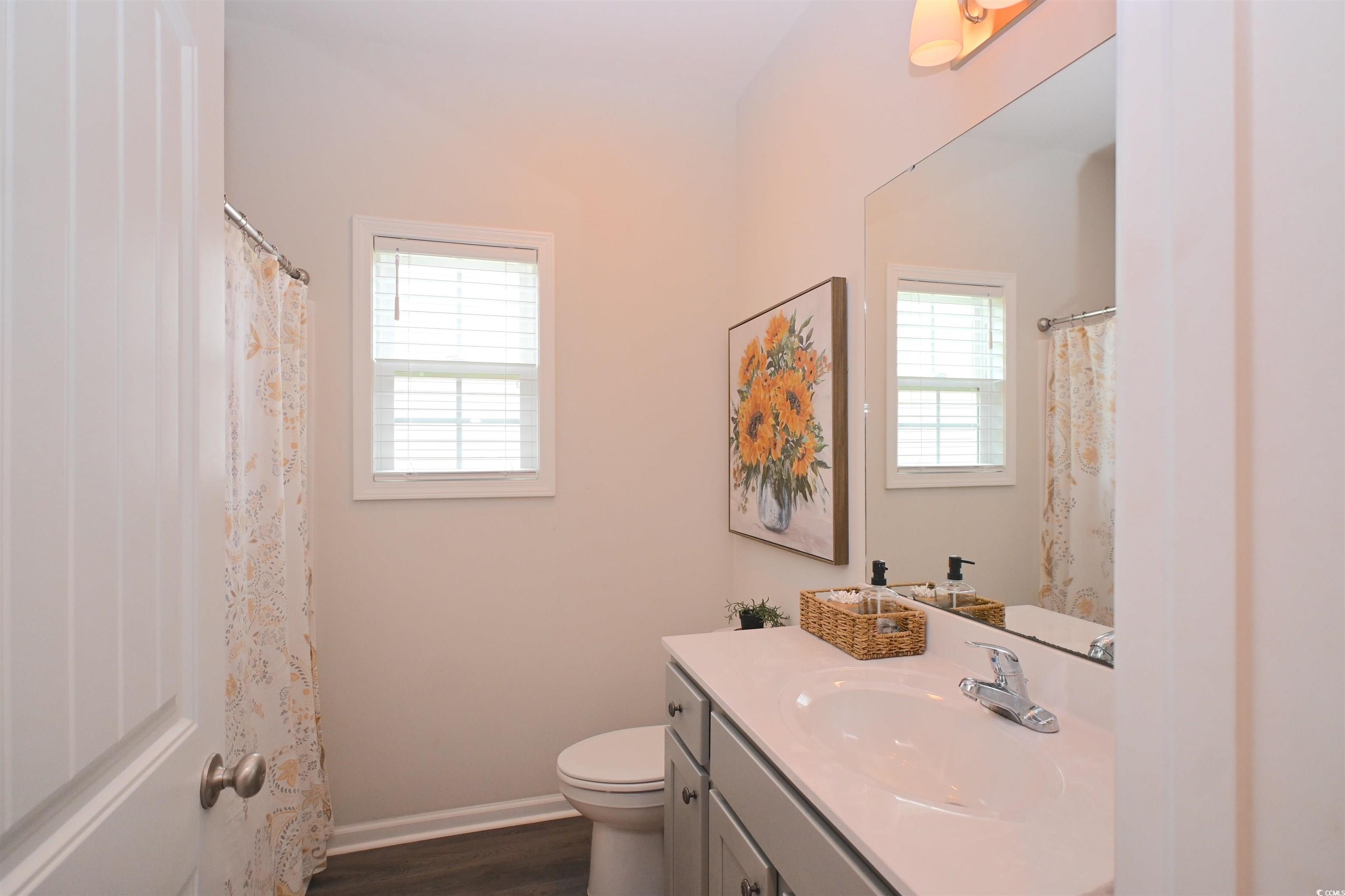 523 Charlton Boulevard Georgetown, SC 29440 - Photo 17 of 33 Full bathroom with vanity and wood finished floors