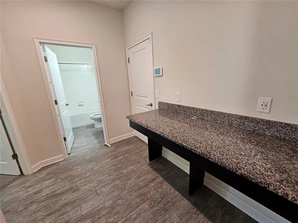 wooden floor in an empty room