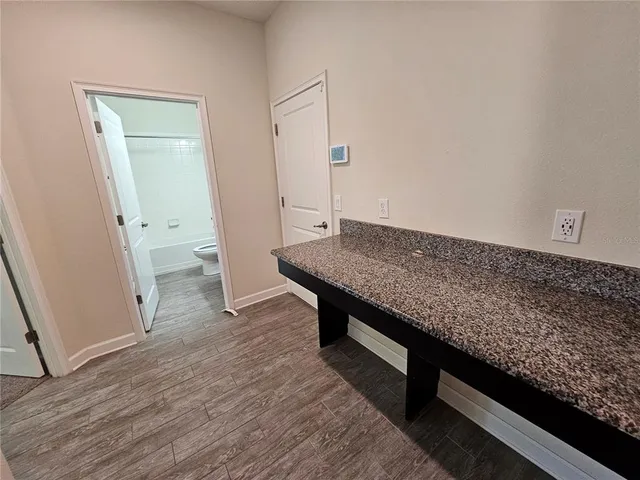 wooden floor in an empty room