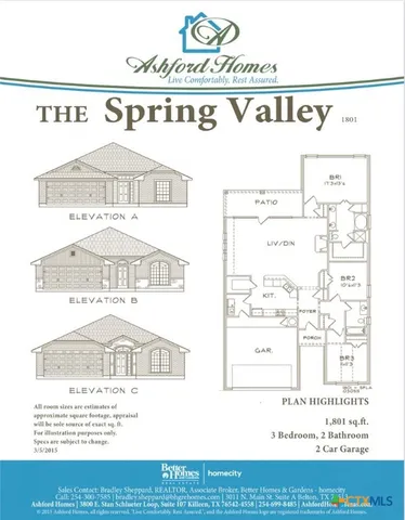 $309,900 | 2559 Cedar Glen Drive, Belton, TX 76513