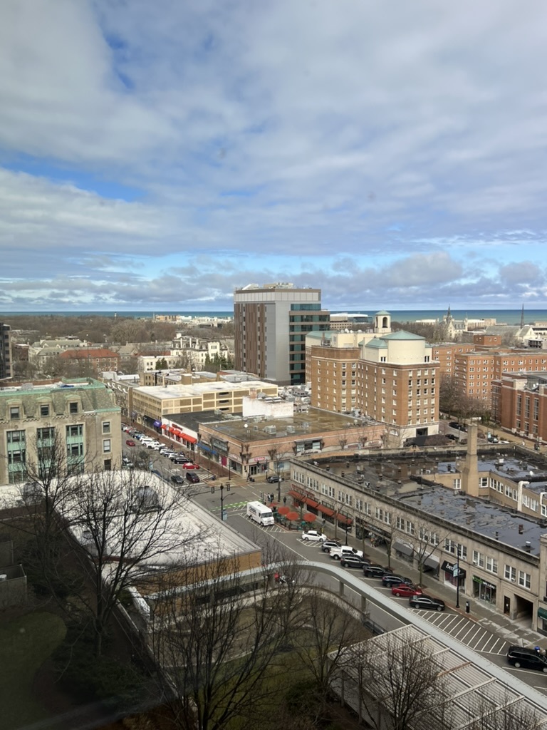 807 Davis Street, Unit 1308 Evanston, IL 60201 - Photo 15 of 16 a view of a city with ocean
