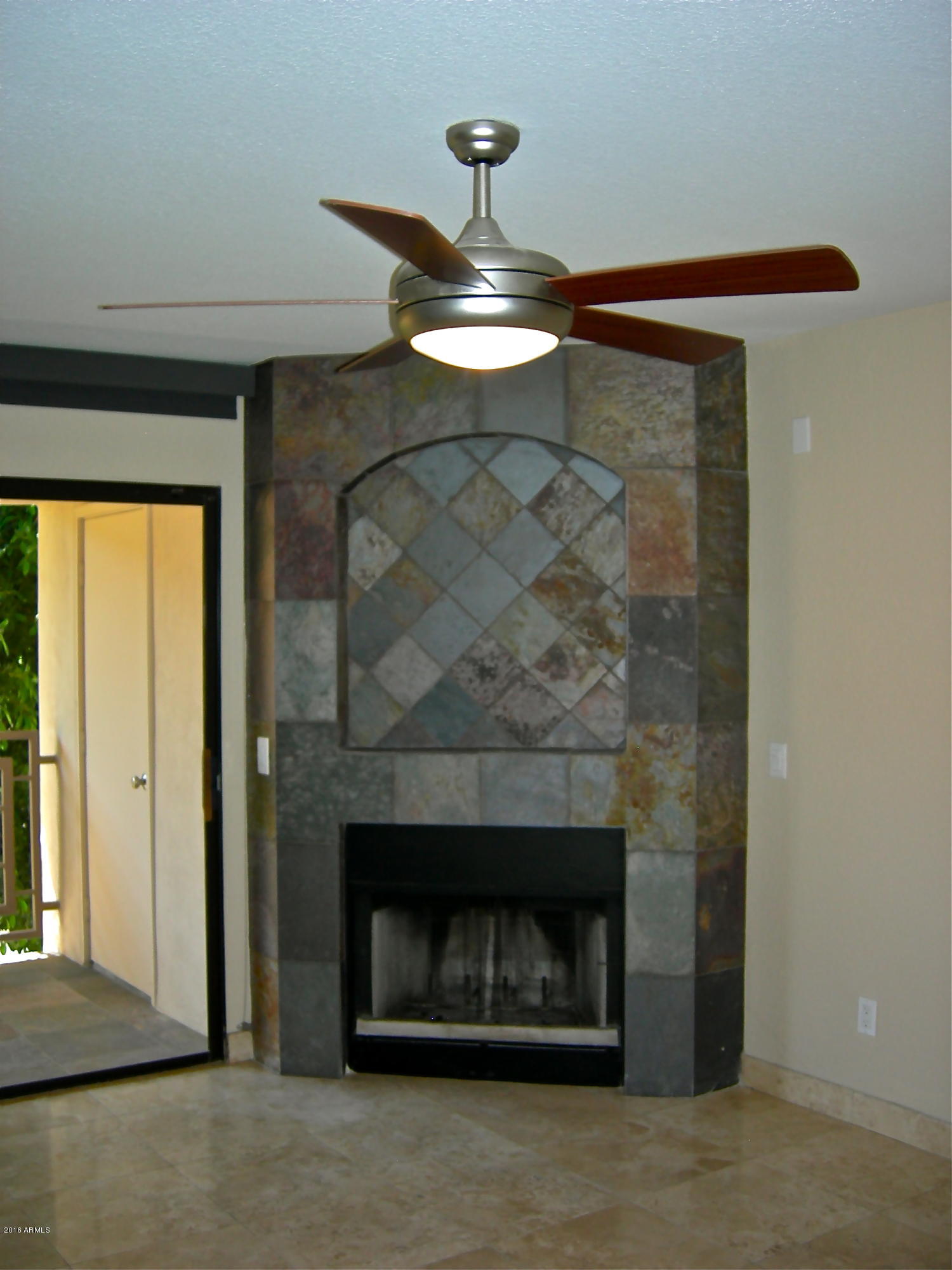 3235 East Camelback Road, Unit 213 Phoenix, AZ 85018 - Photo 6 of 43 Slate Detailed Fireplace