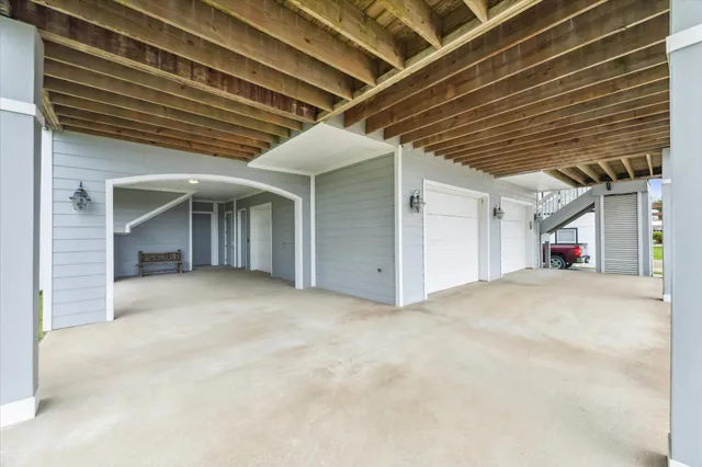 a view of a street from a balcony