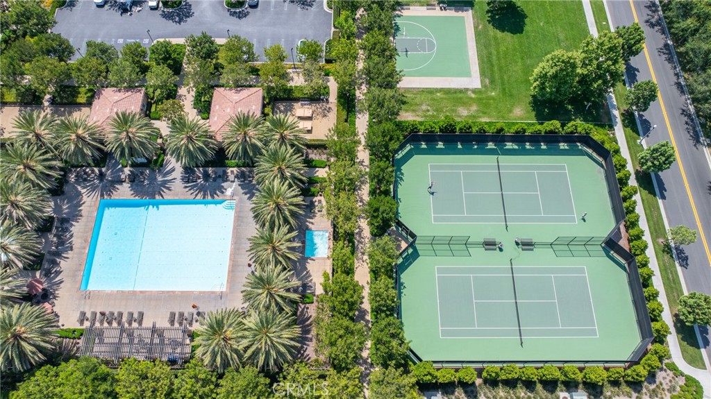 113 Mayfair Irvine, CA 92620 - Photo 26 of 31 an aerial view of a house with a yard and plants