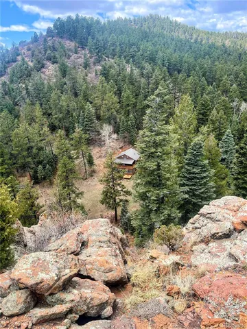 a view of a lake with an outdoor space