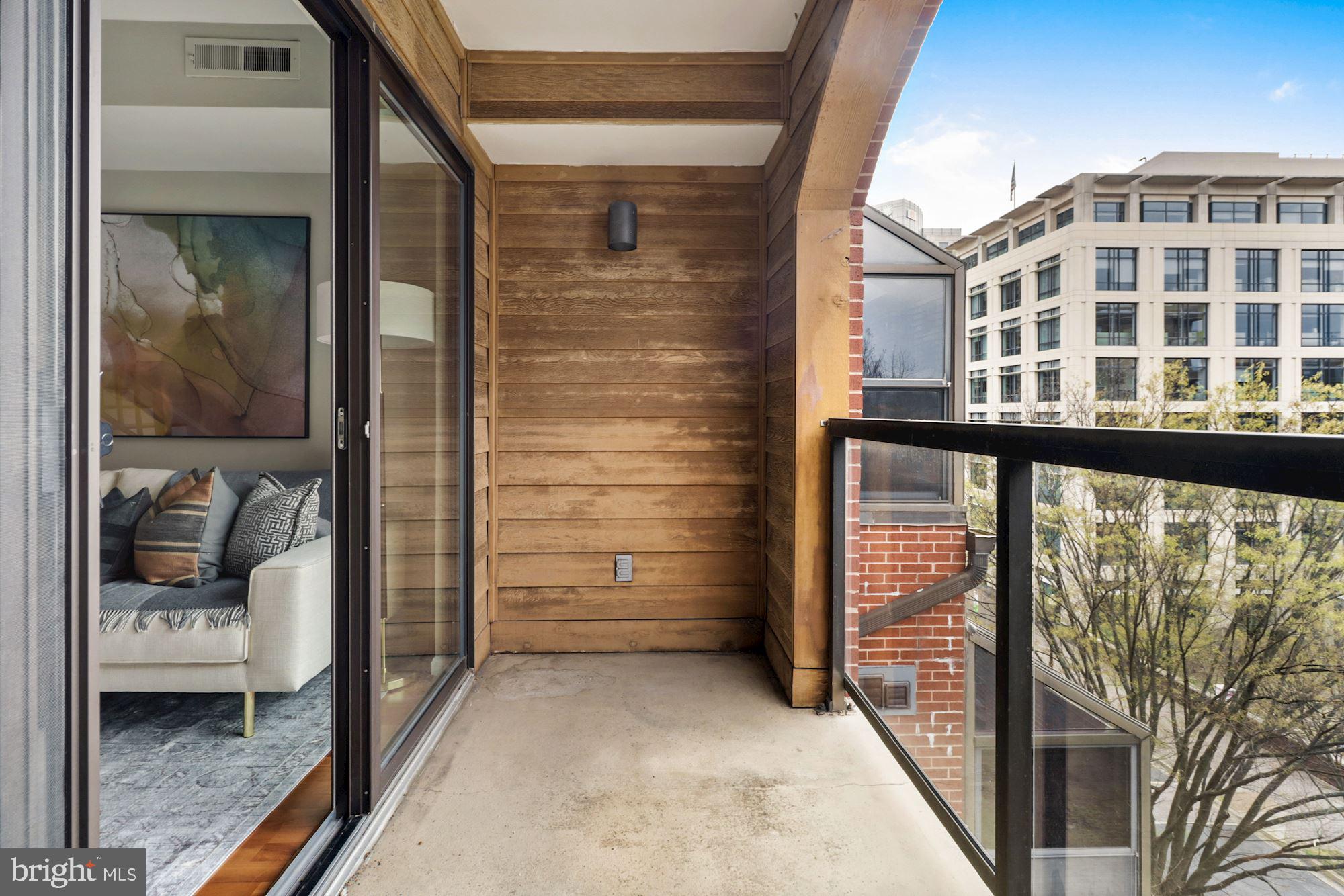 1029 North Stuart Street, Unit 515 Arlington, VA 22201 - Photo 13 of 27 Main Level Balcony View 2
