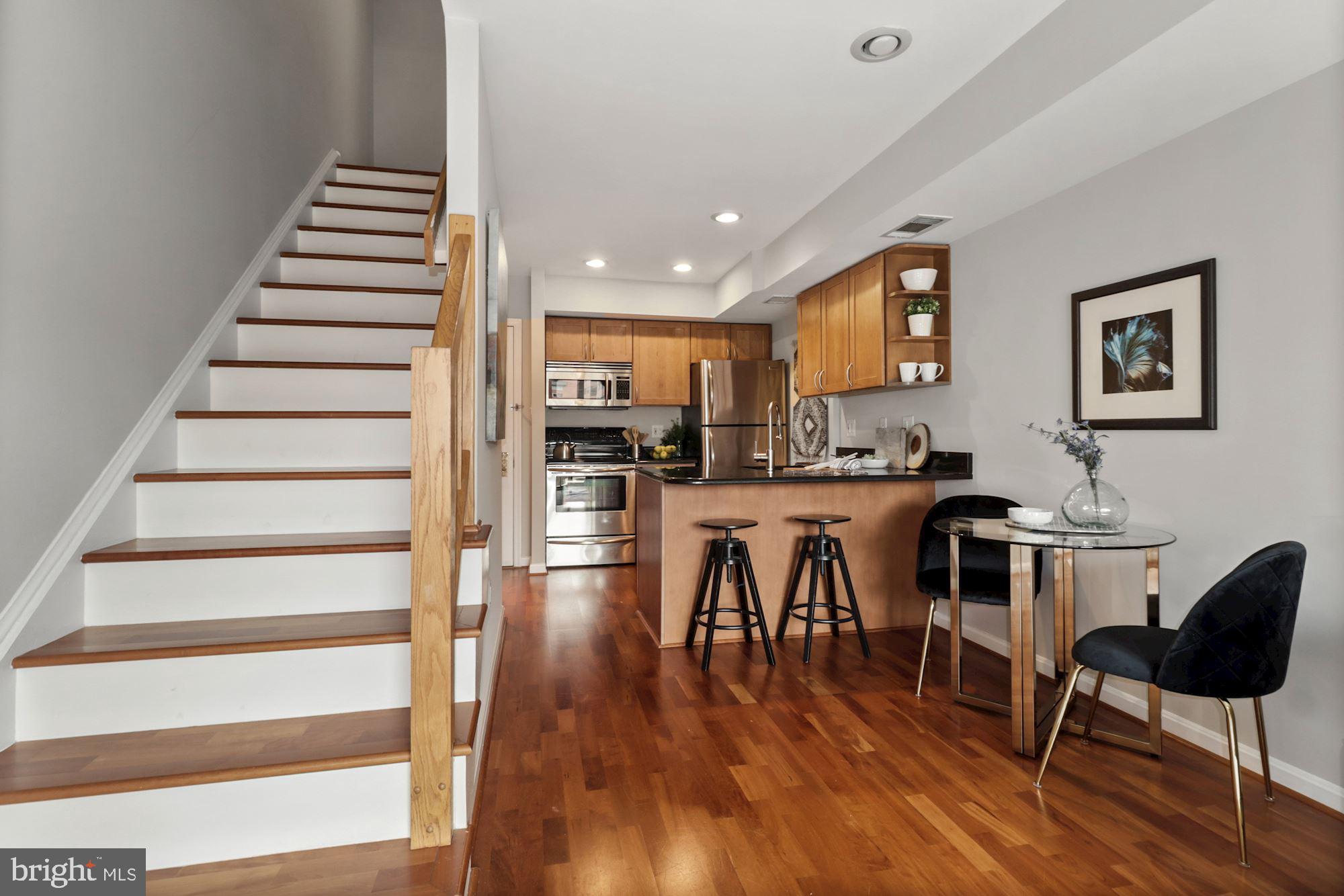 1029 North Stuart Street, Unit 515 Arlington, VA 22201 - Photo 15 of 27 Staircase to Upper Level