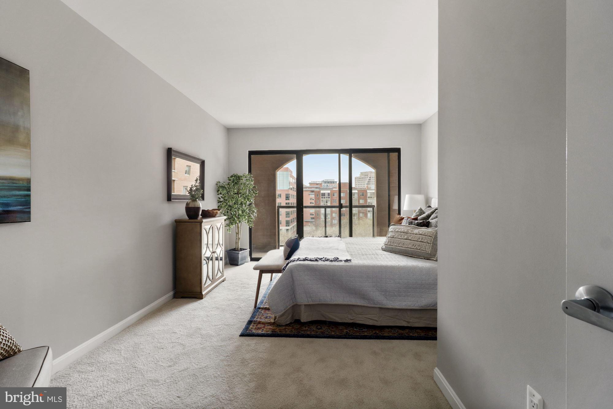 1029 North Stuart Street, Unit 515 Arlington, VA 22201 - Photo 16 of 27 Oversized Bedroom with New Carpeting