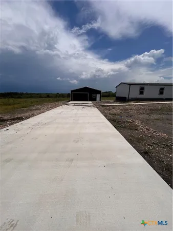 a view of outdoor space with ocean view