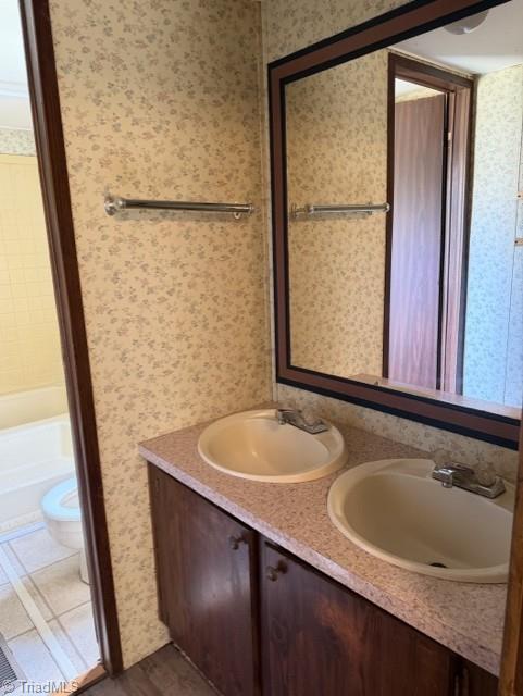 4614 Seward Road Pfafftown, NC 27040 - Photo 13 of 20 Double sink in primary bathroom
