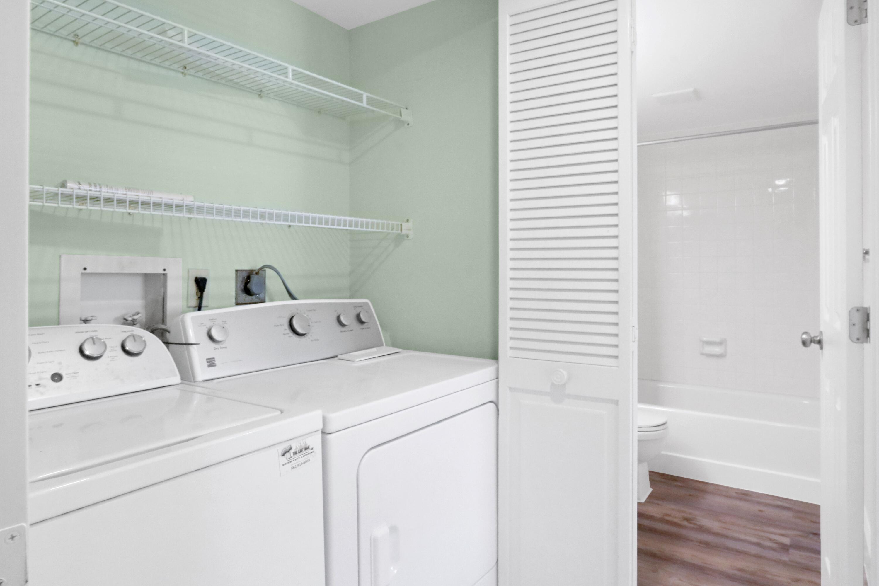 717 Highway 1, Unit 712 Jupiter, FL 33477 - Photo 16 of 30 Laundry Closet and Guest Bathroom