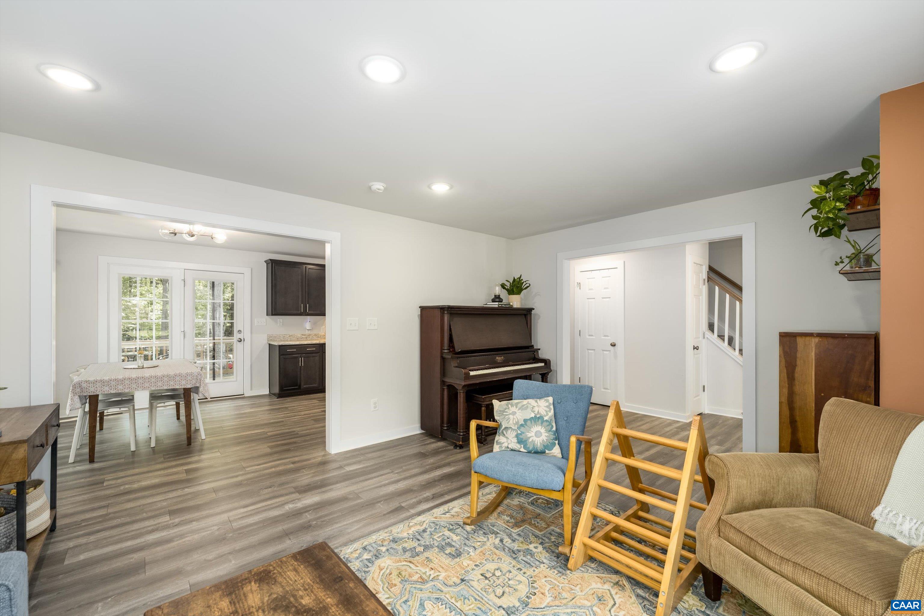 6 Kingswood Road Palmyra, VA 22963 - Photo 12 of 41 a living room with furniture and a wooden floor