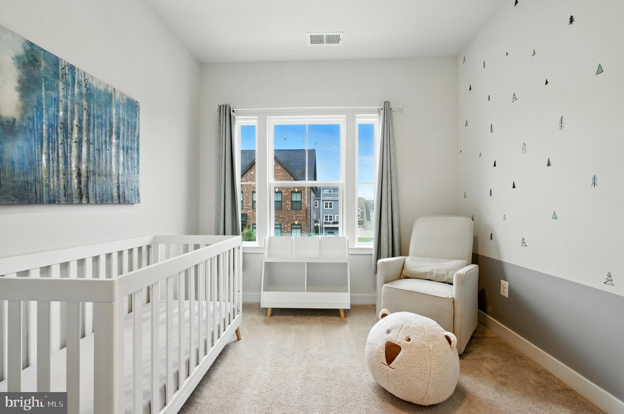 6412 Dalston Street Middle River, MD 21220 - Photo 40 of 53 a bedroom with furniture and a large window