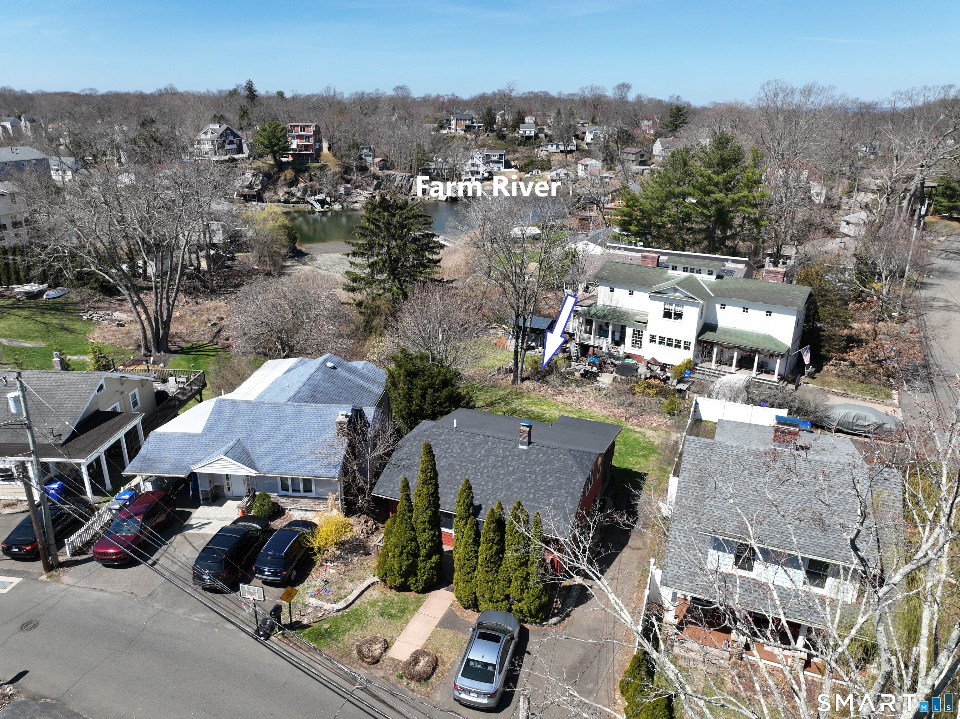 322 Clark Avenue Branford, CT 06405 - Photo 2 of 14 an aerial view of multiple houses with yard