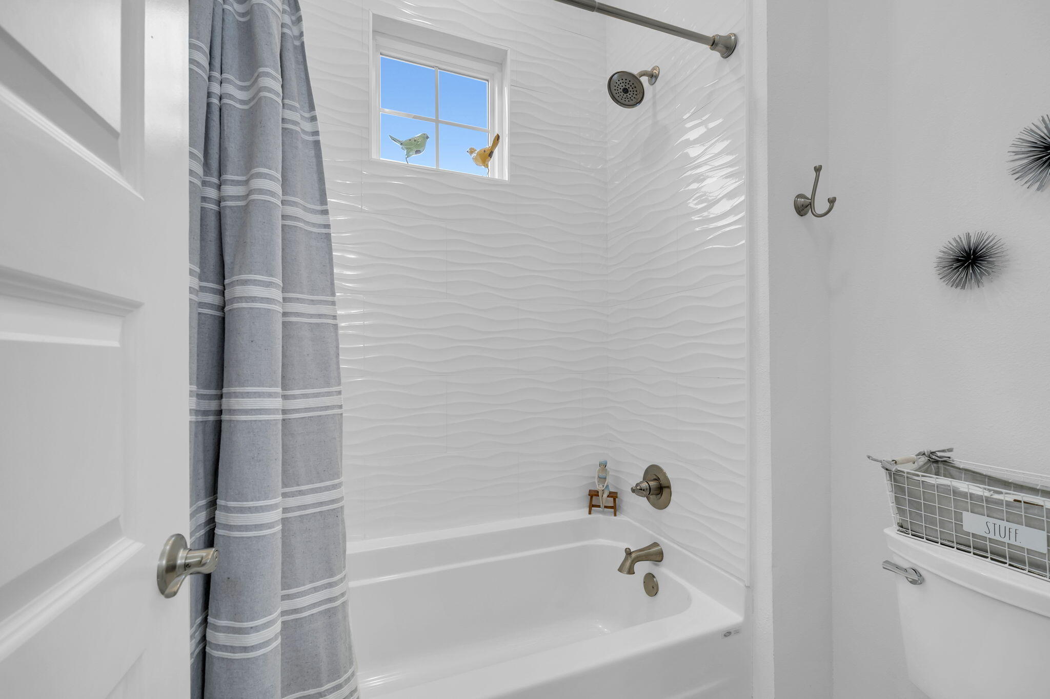 1166 Deer Moss Loop Niceville, FL 32578 - Photo 39 of 46 a bathroom with a bathtub and a shower