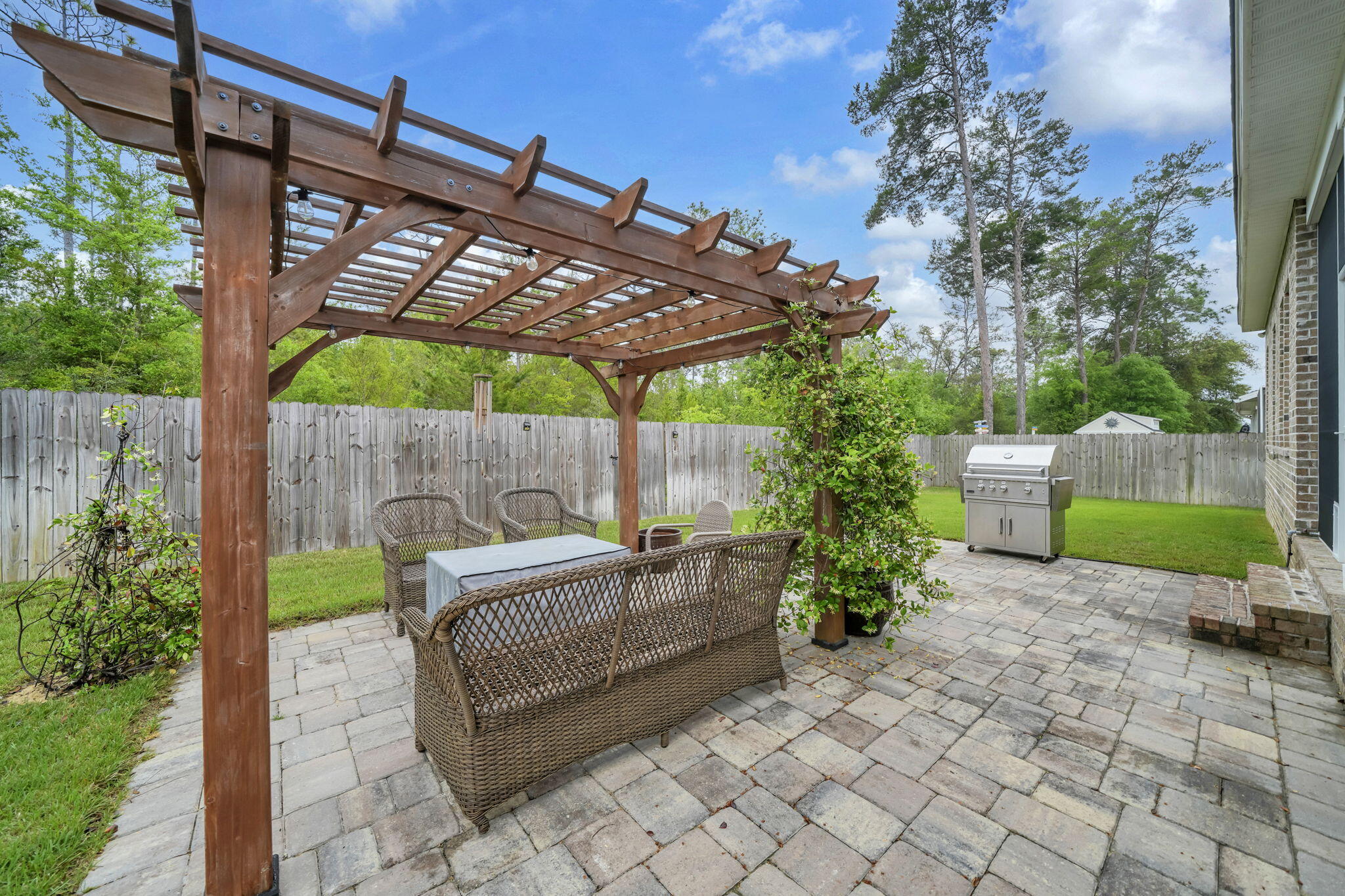 1166 Deer Moss Loop Niceville, FL 32578 - Photo 45 of 46 Pergola perfect for relaxing and guests!