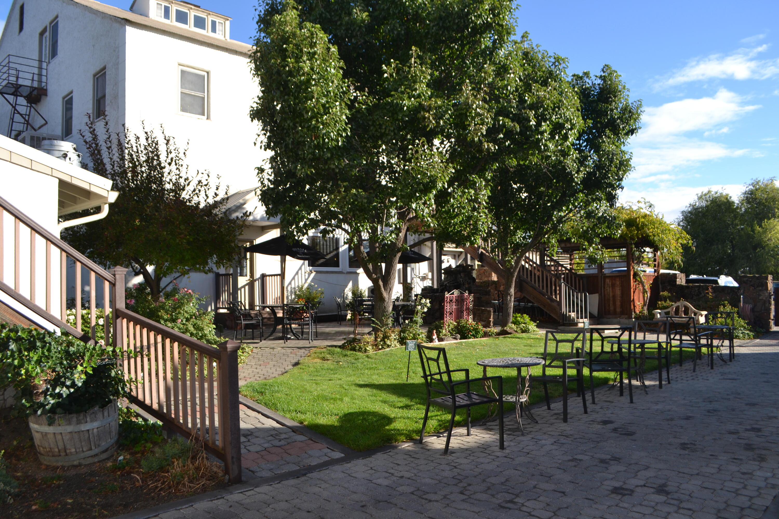 24860 Main Street Fall River Mills, CA 96028 - Photo 32 of 50 a view of a chair and table in backyard
