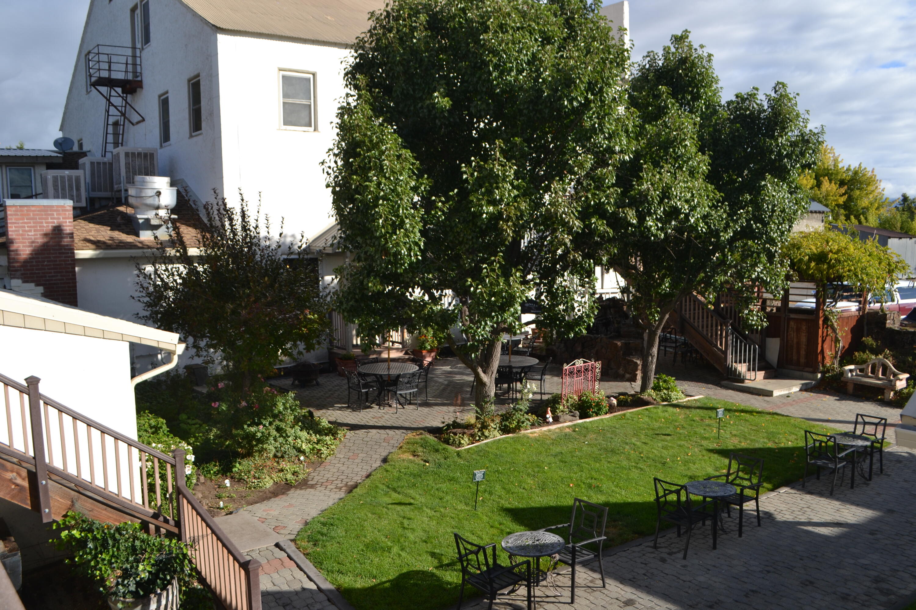 24860 Main Street Fall River Mills, CA 96028 - Photo 6 of 50 a view of a backyard with sitting area